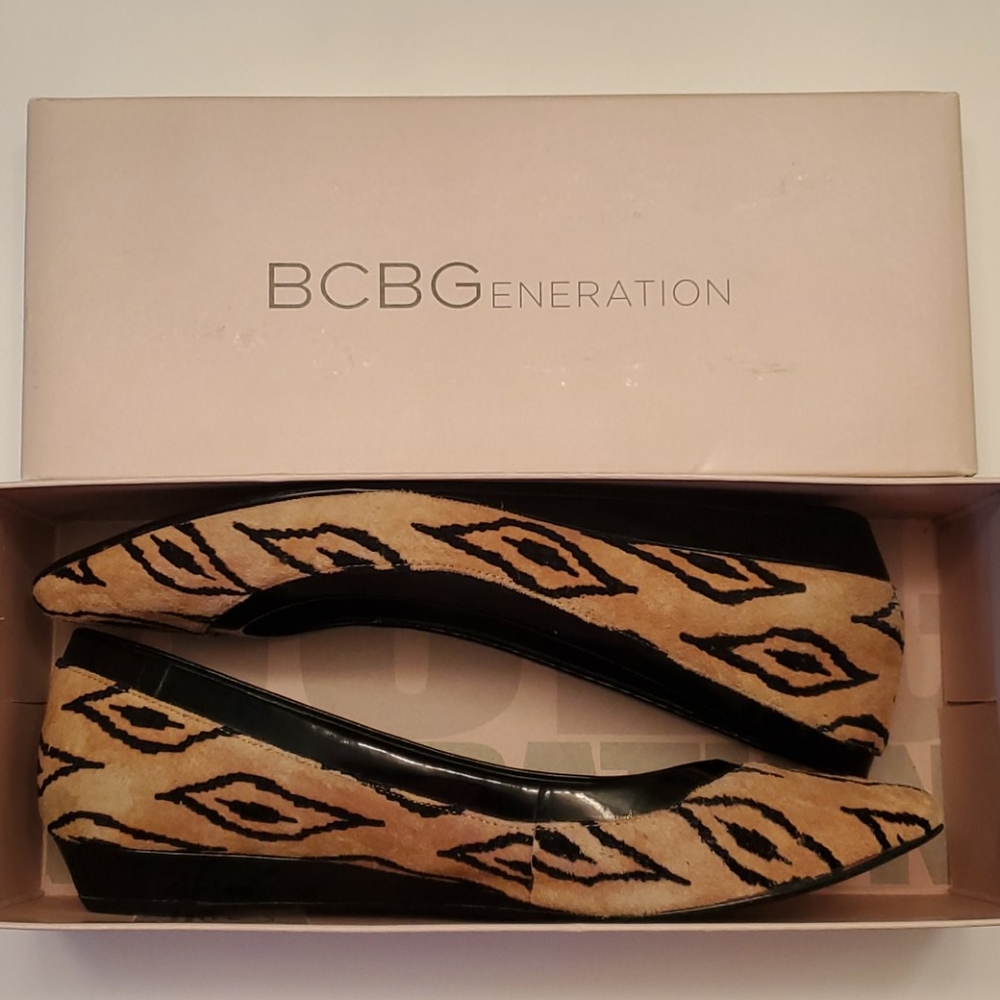 Tribal Leopard Print Flats
